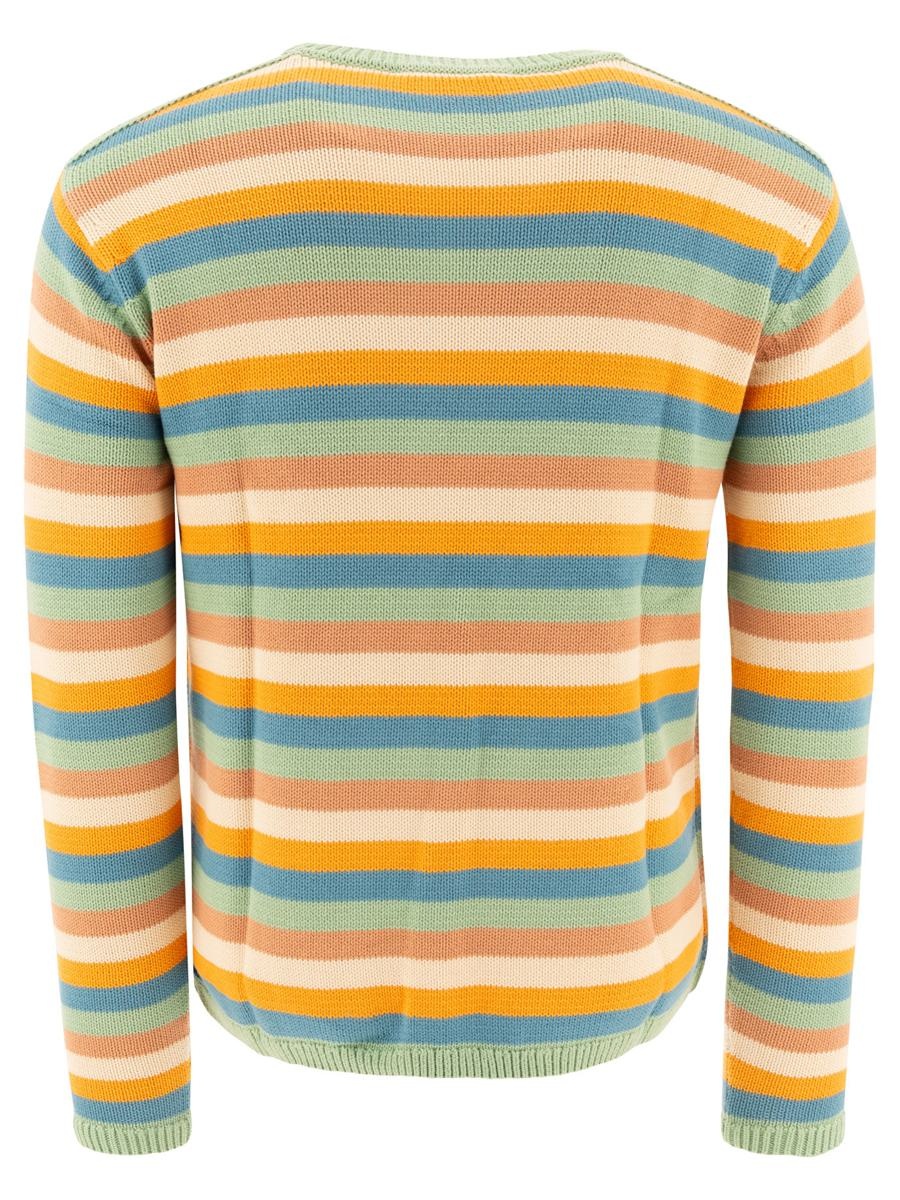 Acne Studios "Face" Striped Sweater - 2