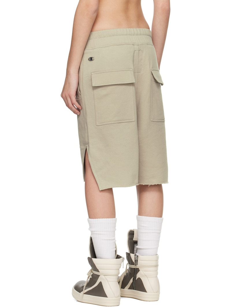 Rick Owens Off-White Champion Edition Beveled Pods Shorts outlook