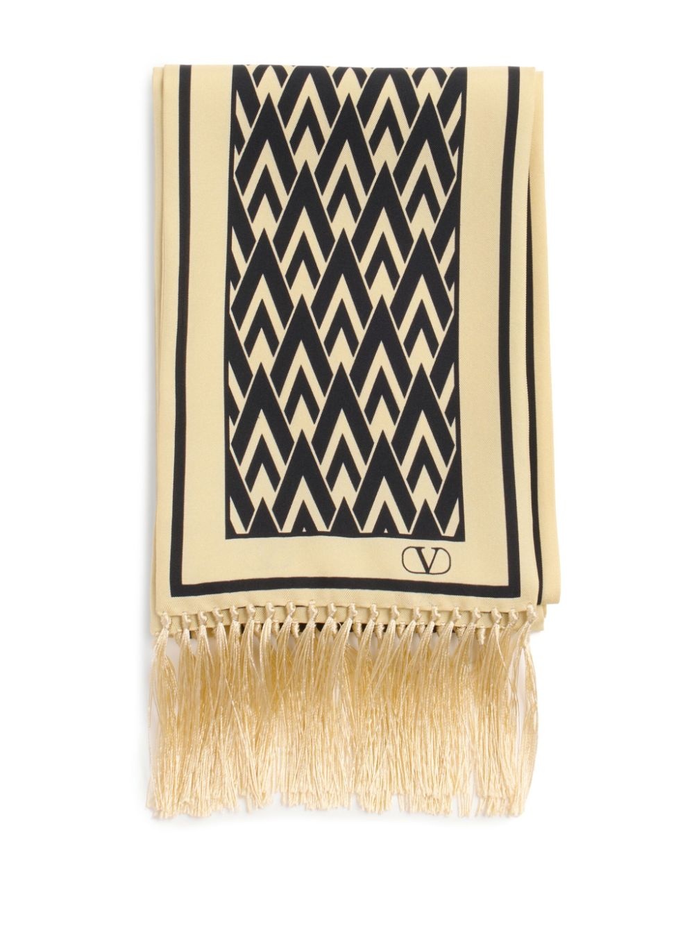 printed silk scarf - 2