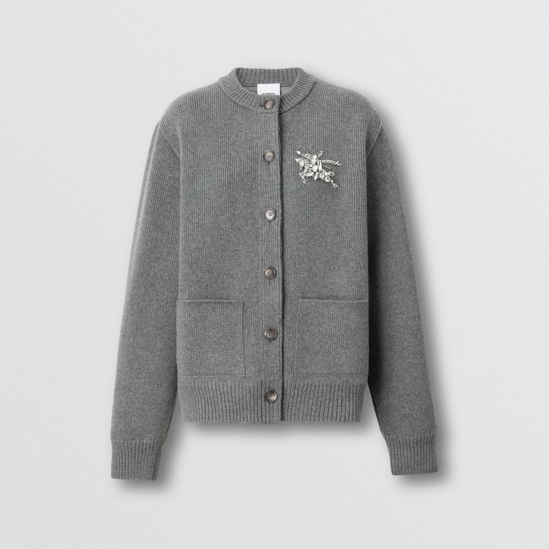 Crystal EKD Wool Cashmere Cardigan 1