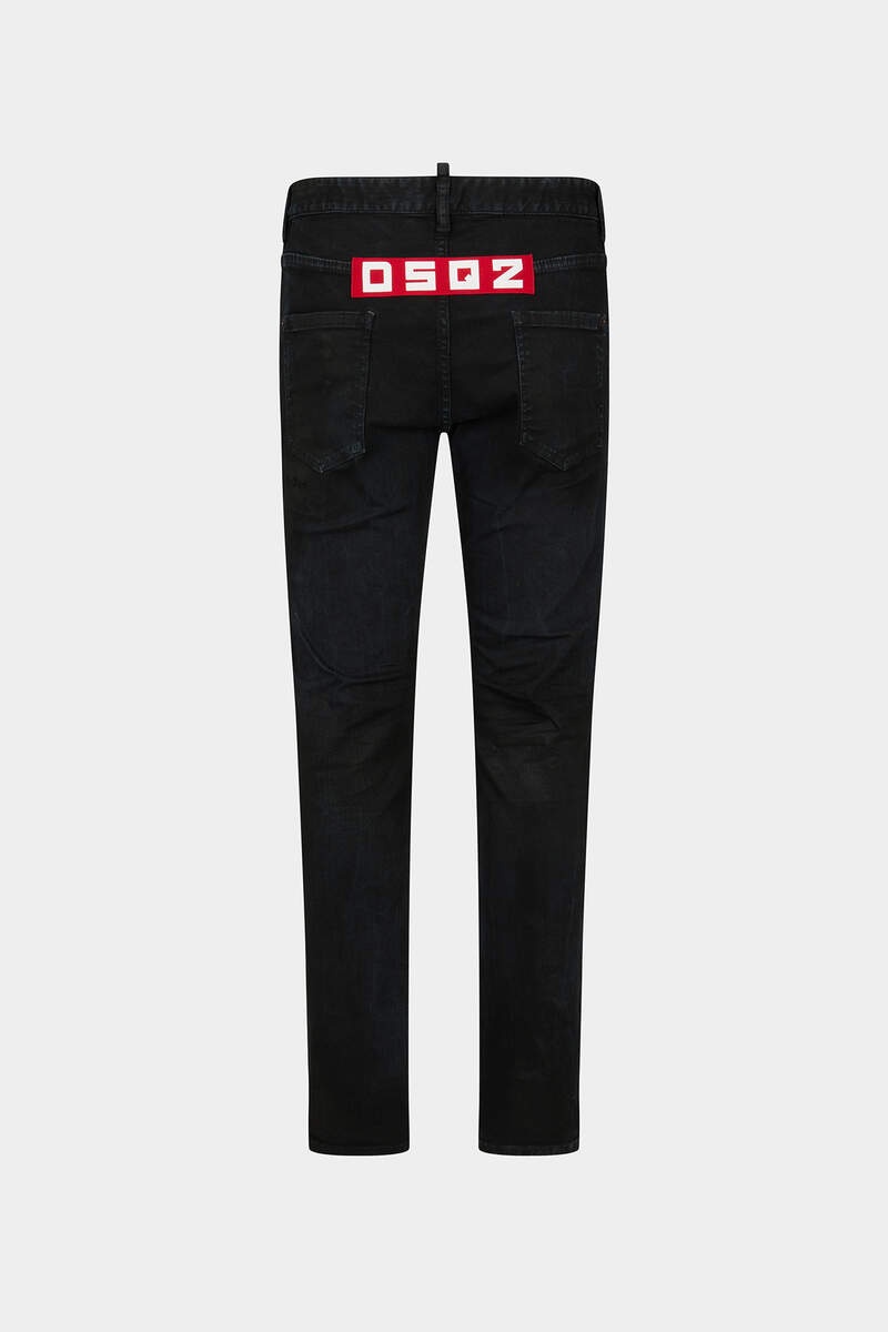 DSQUARED2 BLACK BULL SKATER JEAN 44 DSQUARED2 Shiny Coated Skater 