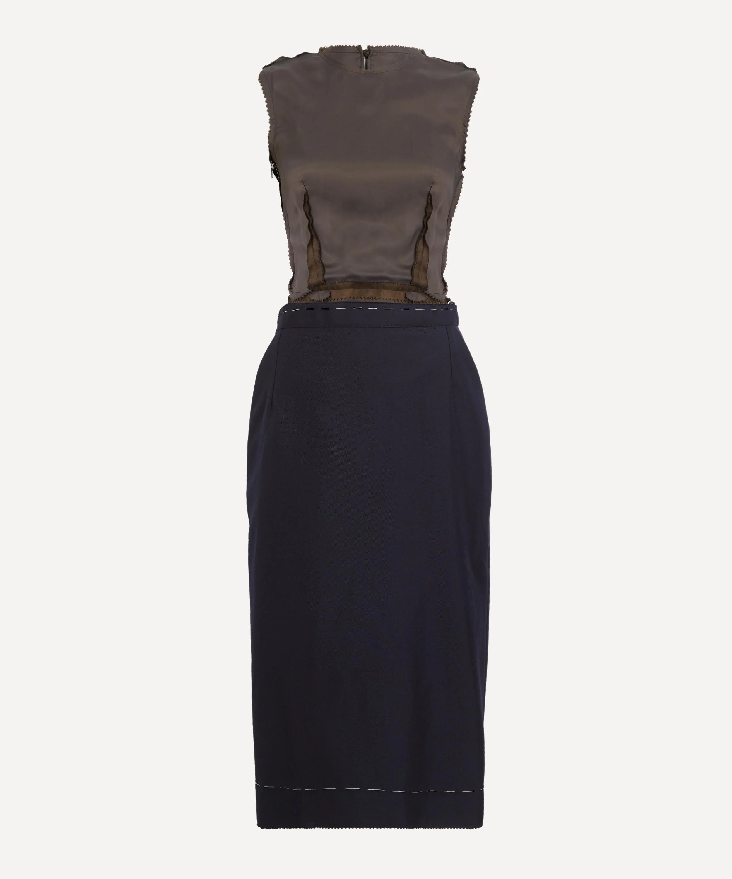 Panelled Midi Dress - 1
