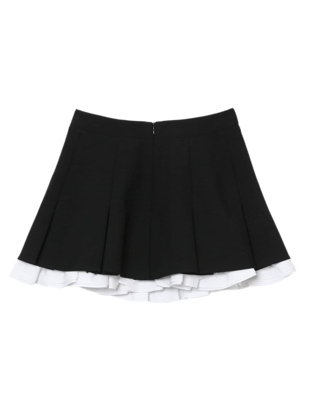 ruffled-trim pleated miniskirt - 6