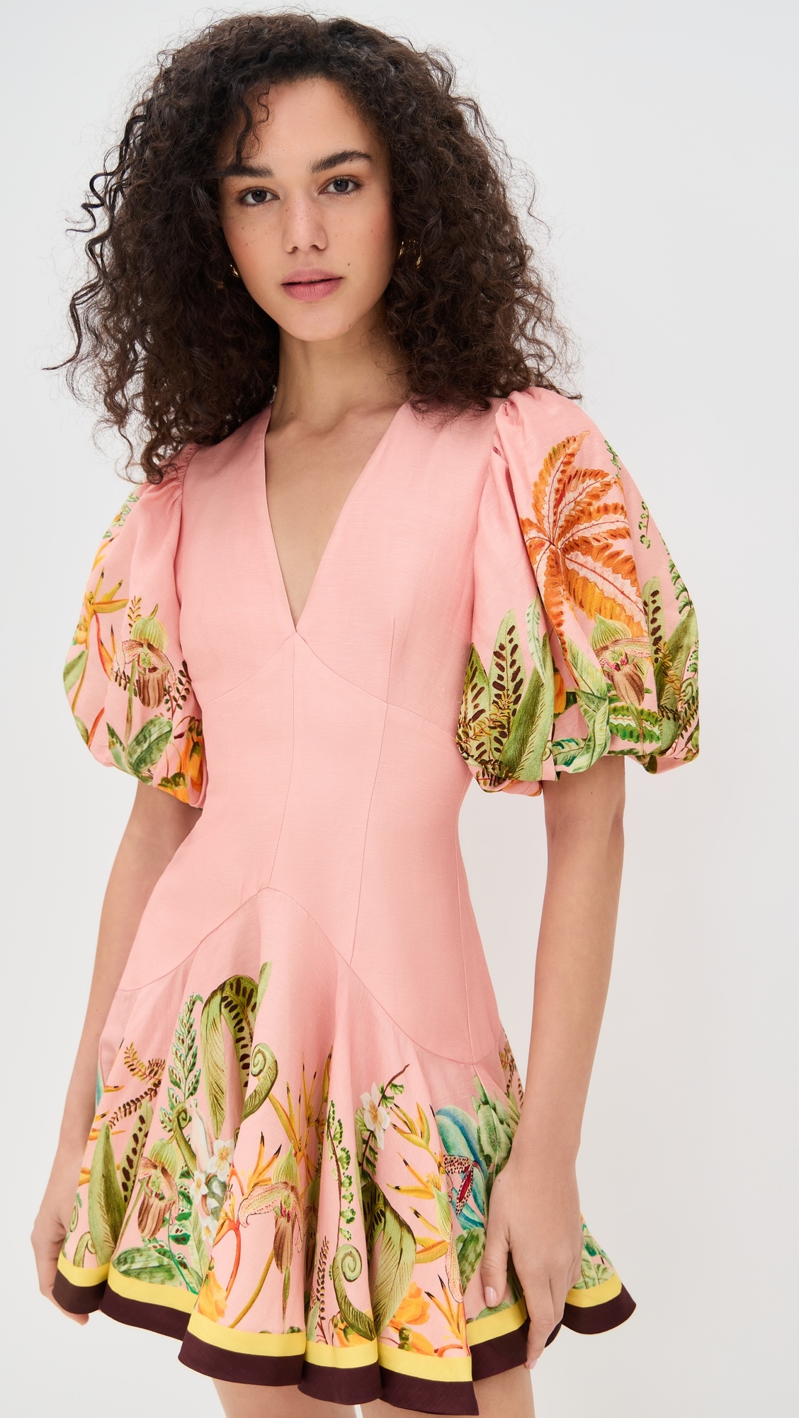 Papaya Mini Dress - 1