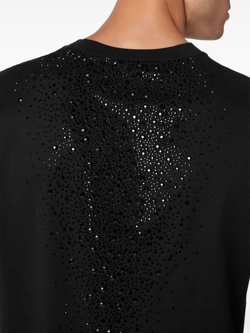 crystal-embellished cotton T-shirt 5