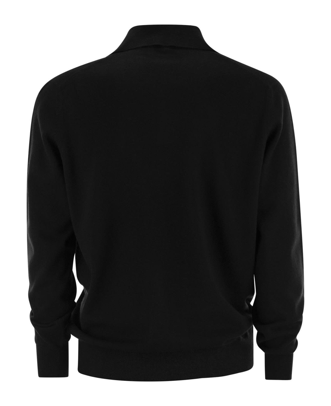 Cashmere Polo Neck Sweater - 2