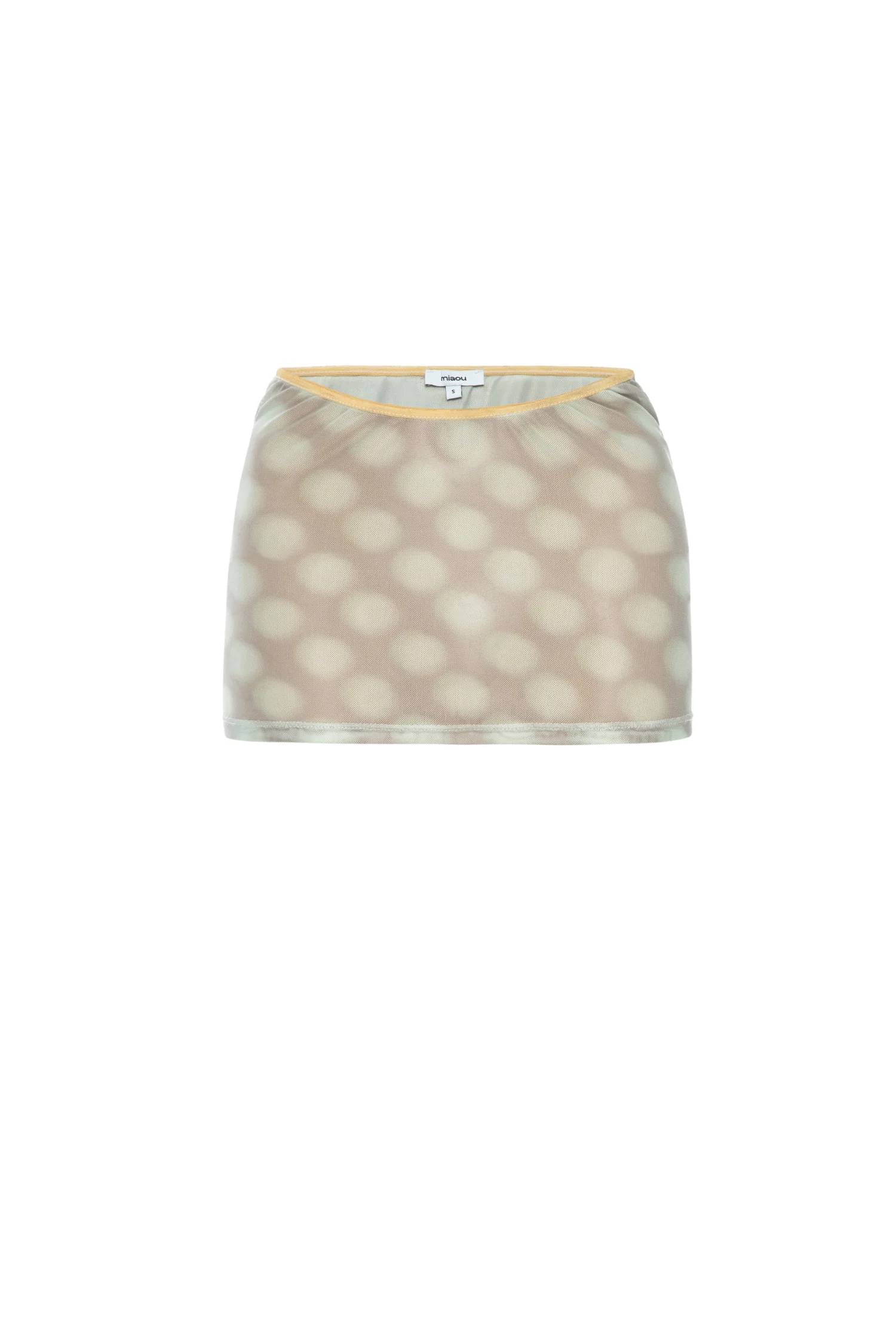 ELEKTRA SKIRT - MINT BLURRED DOT - 1