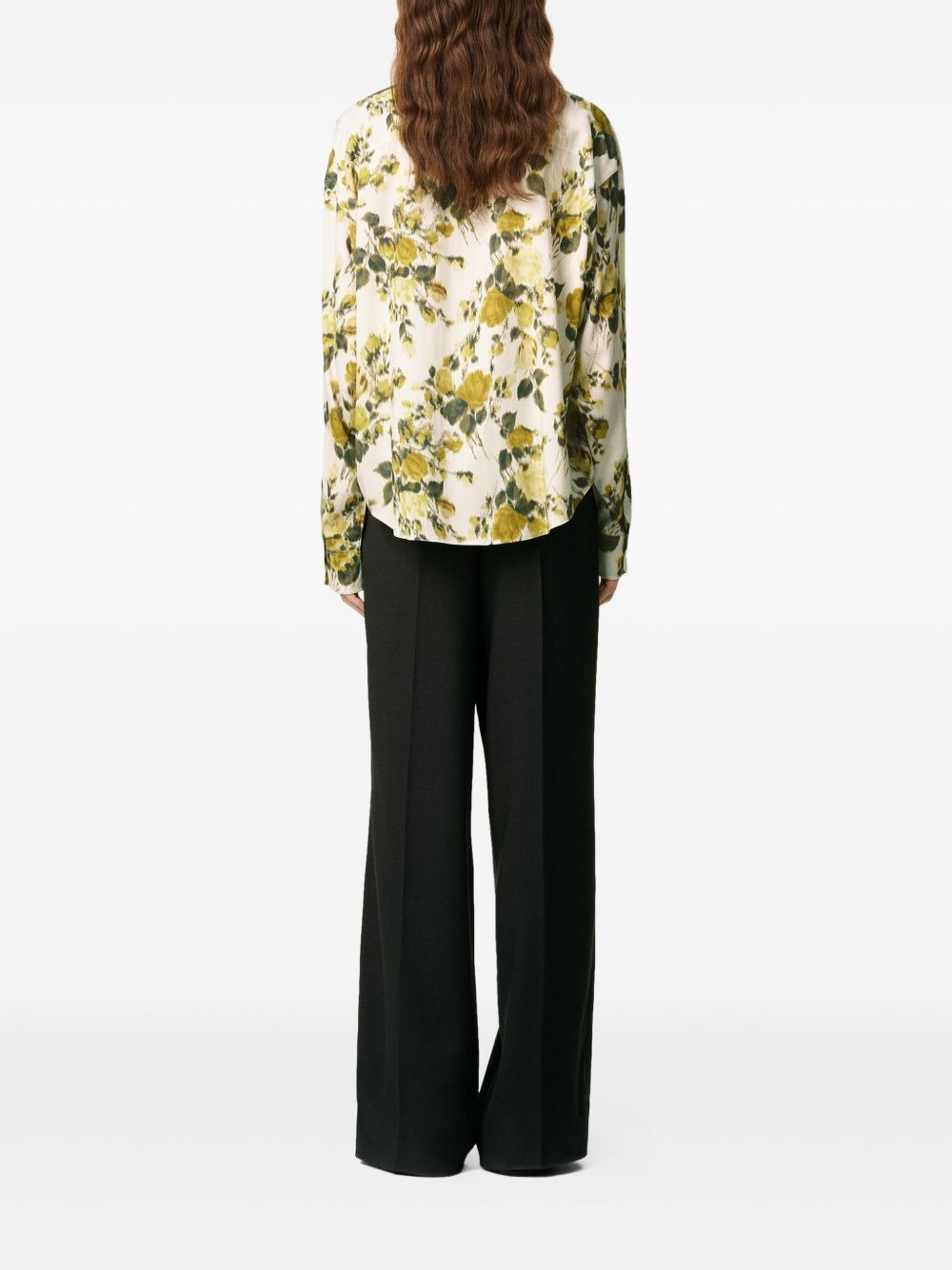 floral-print shirt - 4