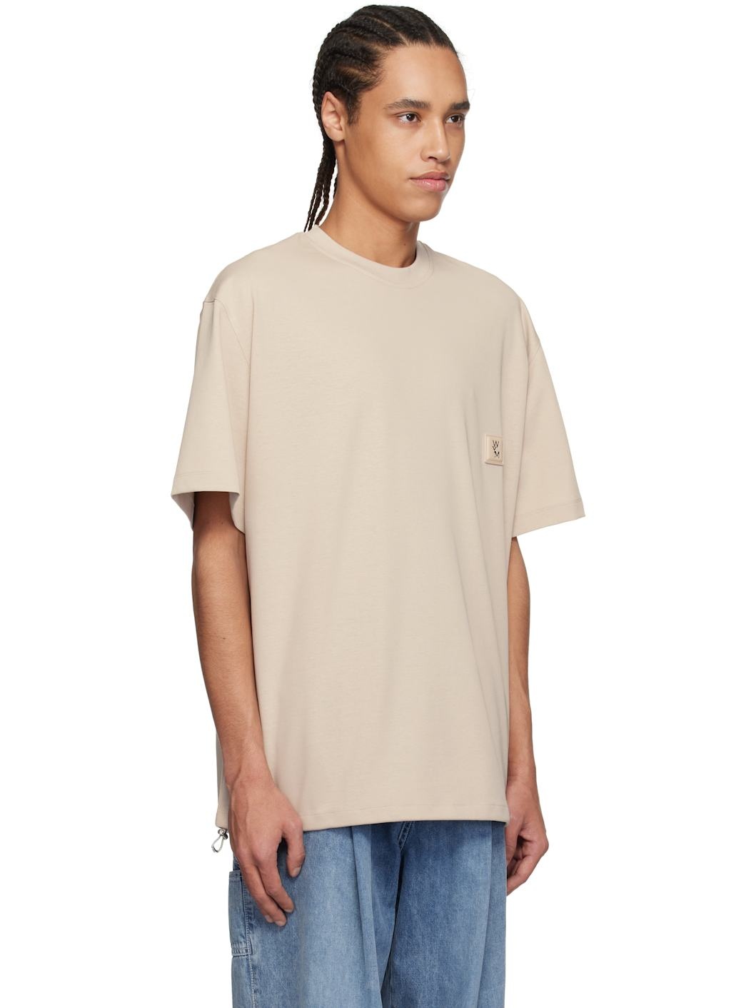 Beige String T-shirt - 2