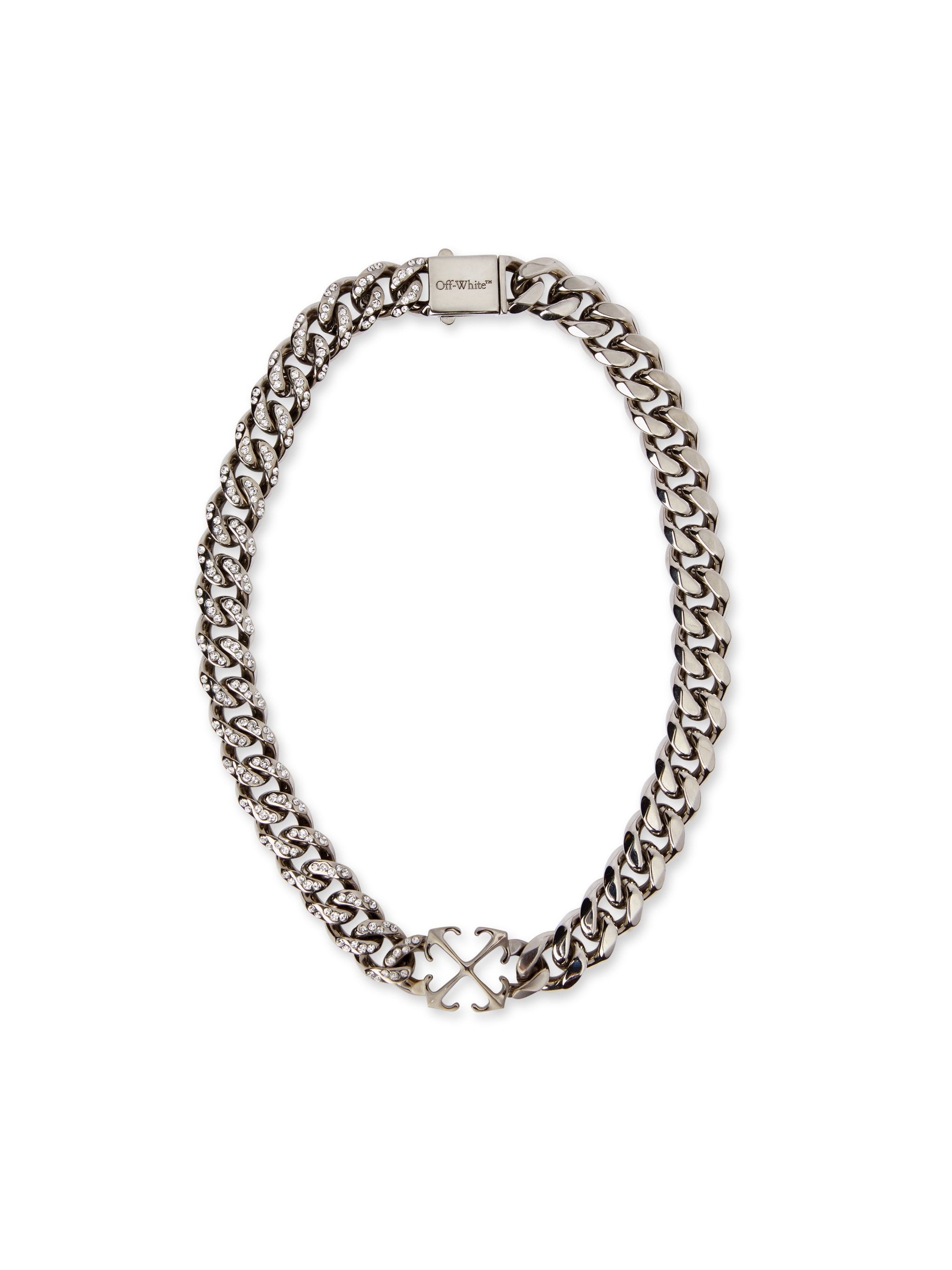 Arrow Chain Necklace With Strass - 1
