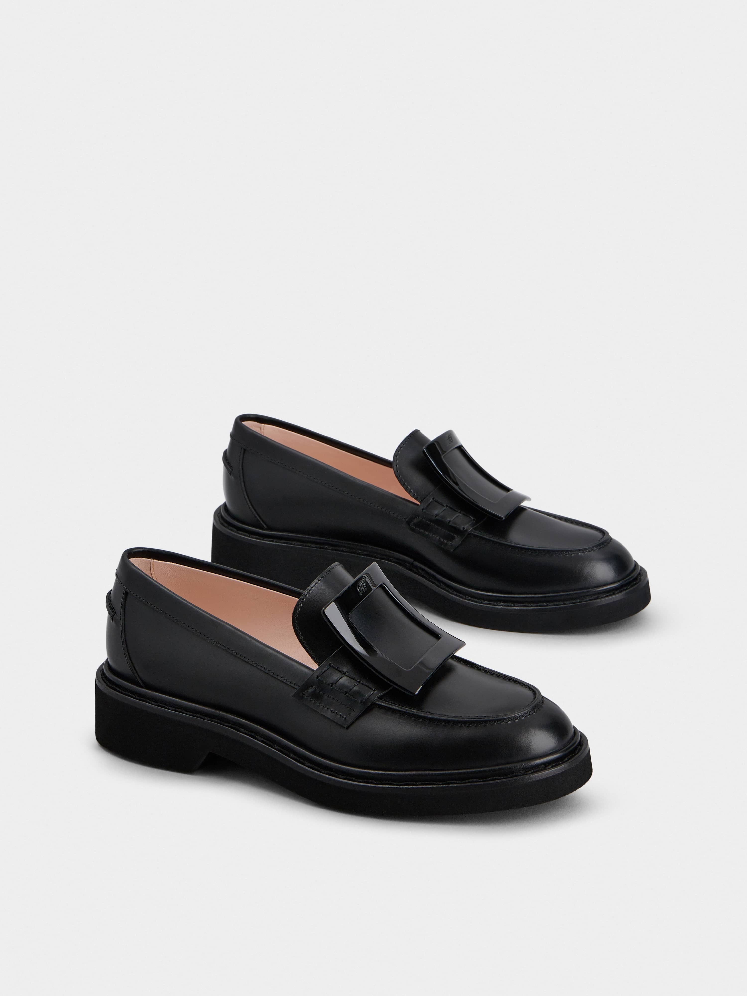 Viv' Rangers Metal Buckle Loafers in Leather - 2