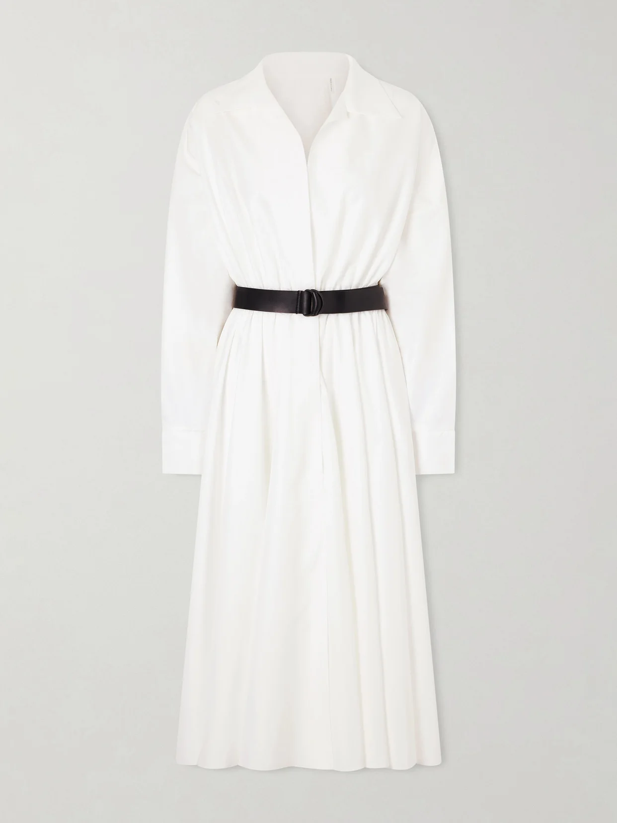 Belted Gathered Shell Maxi Dress - 1