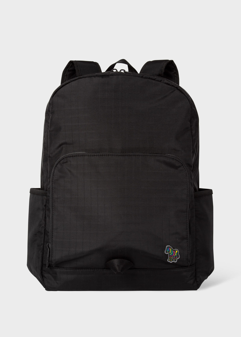 Nylon Ripstop Zebra Logo Backpack 1