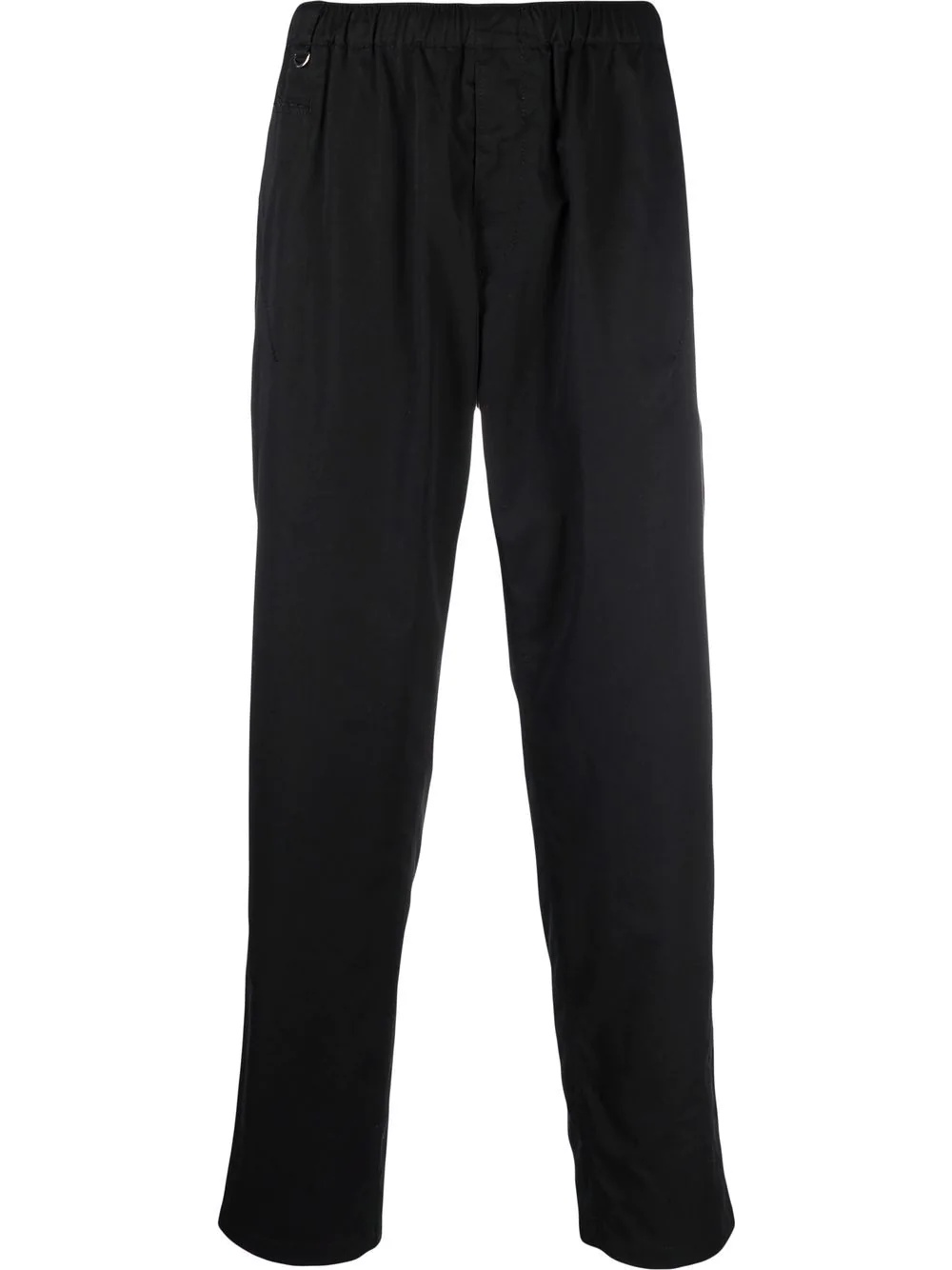 animal-motif straight-leg trousers - 1