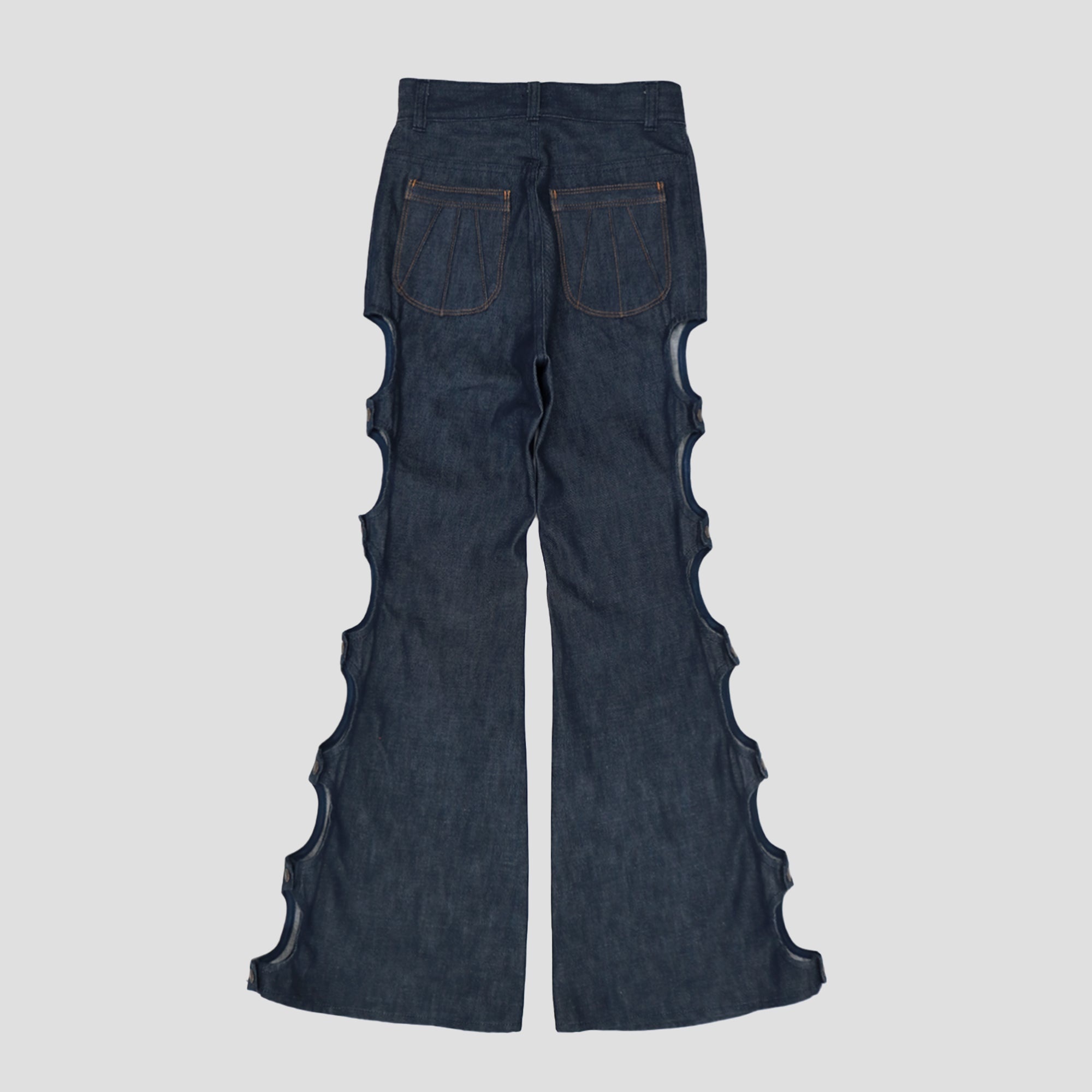 11.5oz DENIM FREE-WHEEL FLARE JEANS - 2