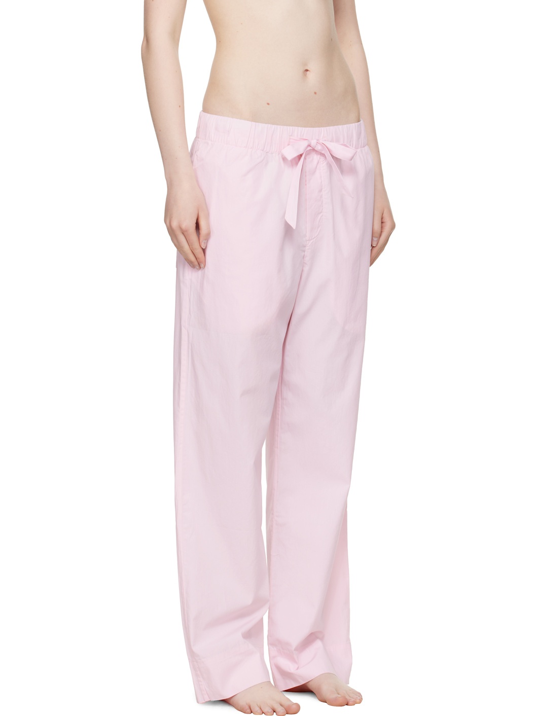 Pink Poplin Pyjama Pants - 2