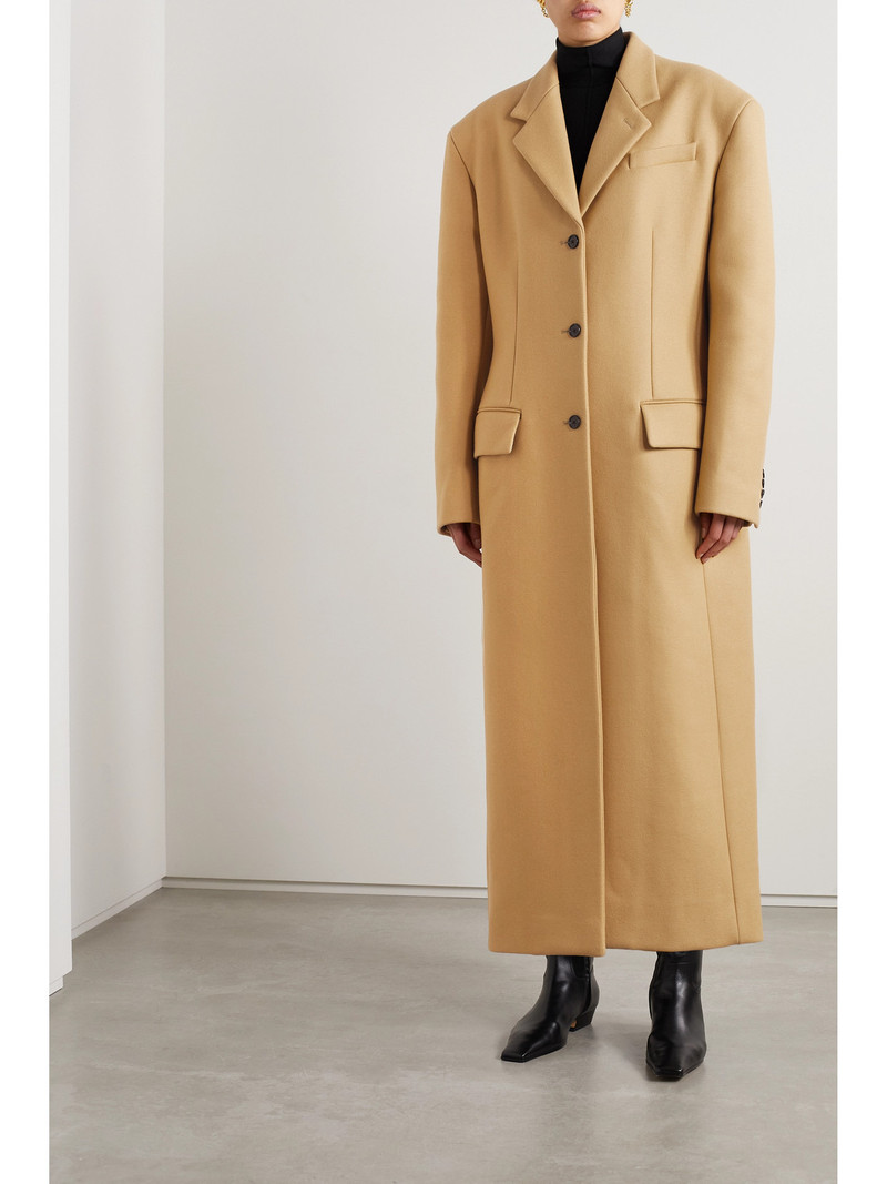 KHAITE Bontin Wool-blend Felt Coat outlook