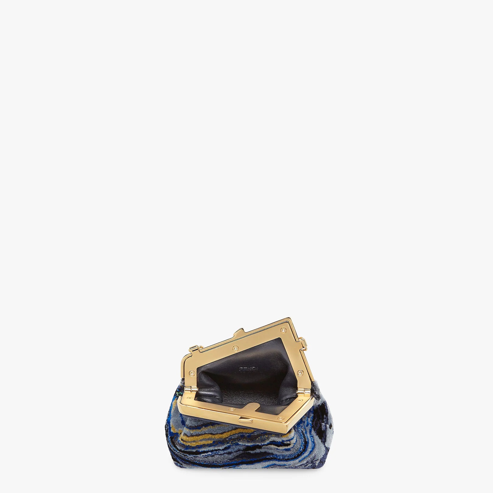Blue fabric charm - 4