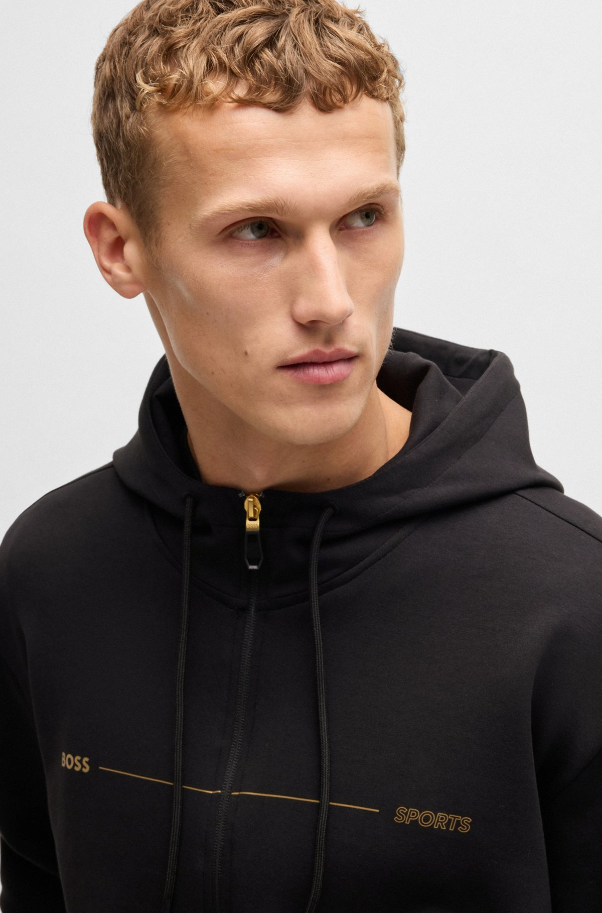 ZIP-UP HOODIE WITH PRINTED ARTWORK - 3