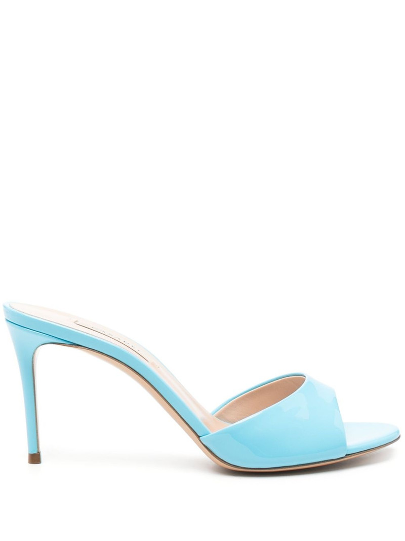 patent-finish sandals 1
