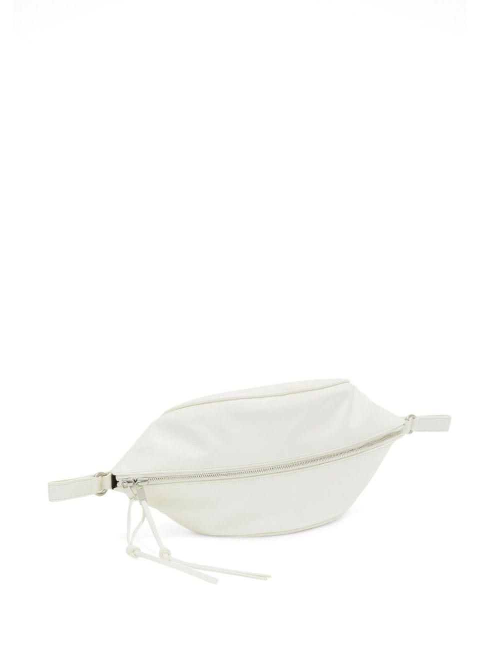 logo-embossed leather shoulder bag - 3