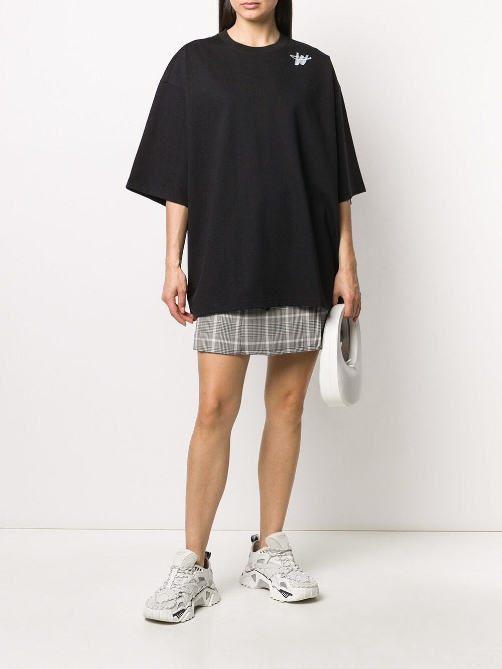 logo-print oversized T-shirt - 3