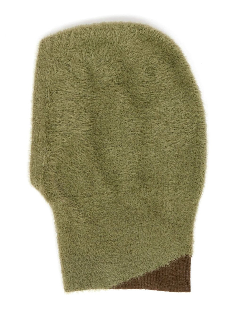 MM6 Maison Margiela Numbers-motif textured balaclava outlook