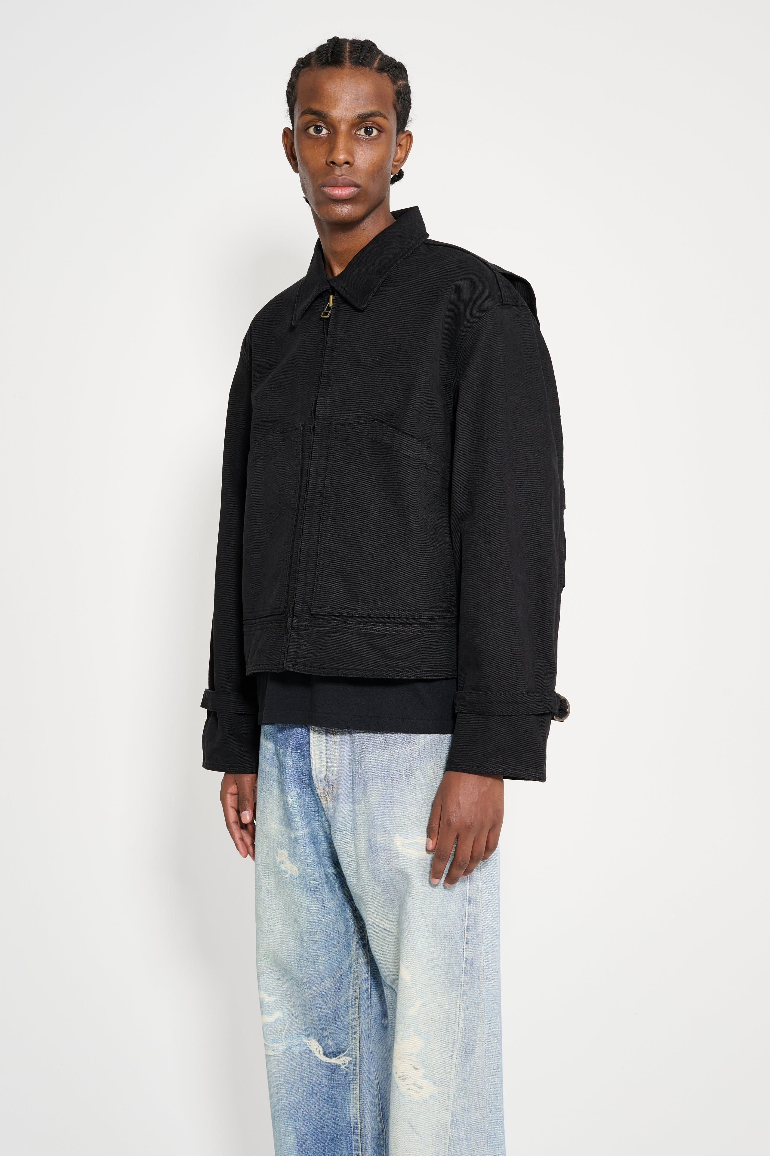 STOCKHOLM SURFBOARD CLUB WORK JACKET BLACK - 2