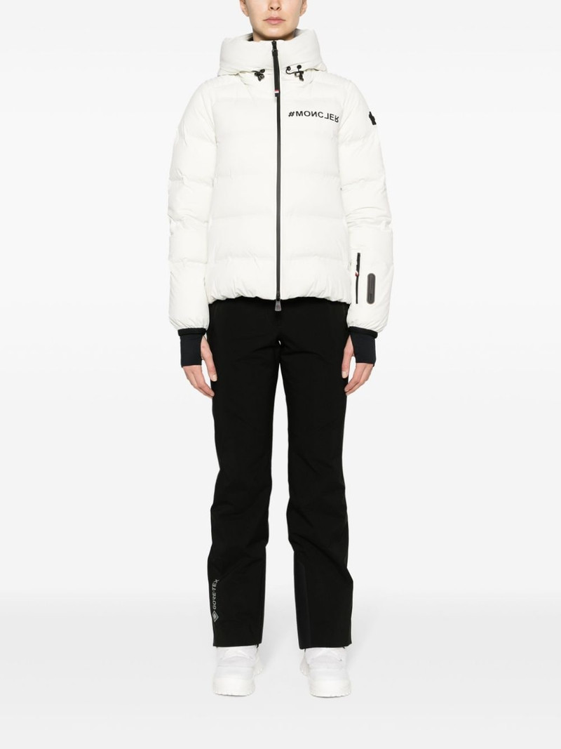 Moncler Grenoble Suisses logo-print puffer jacket outlook