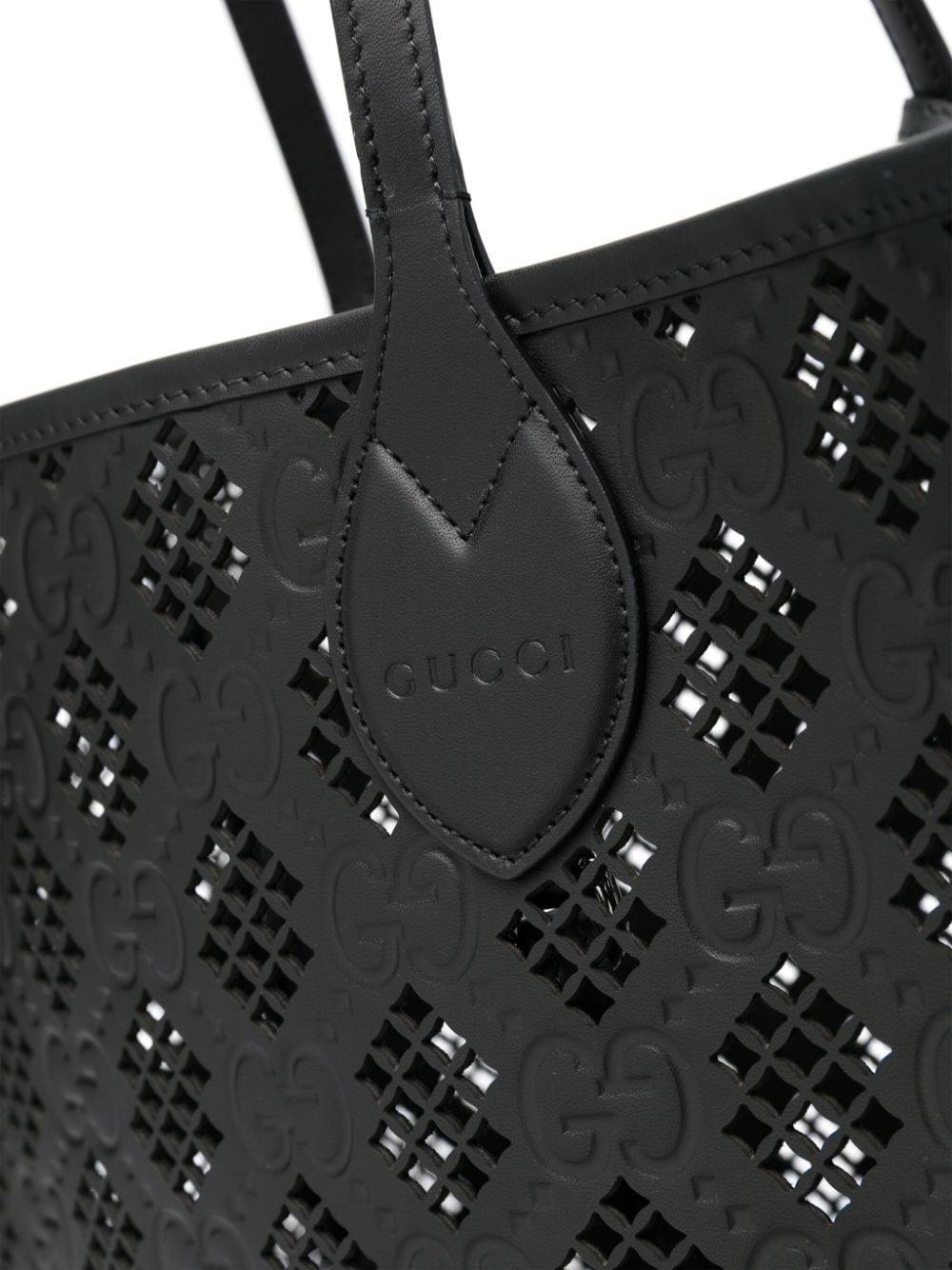 Ophidia perforated tote bag - 4