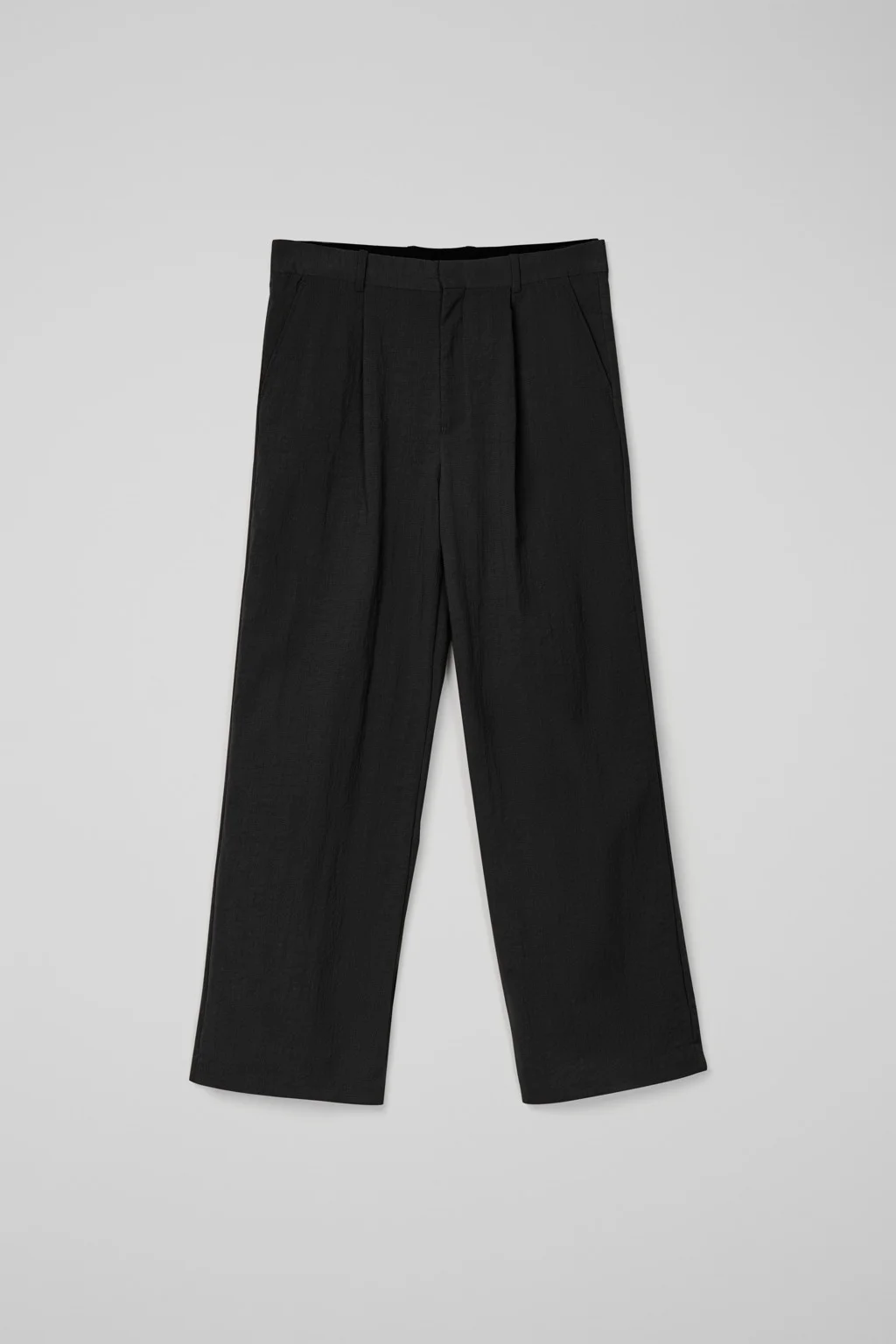 Black Technical Suit Trousers - 1