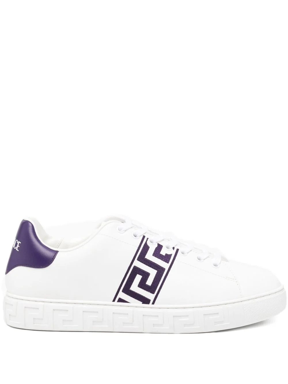 greek key stripe trainers - 1