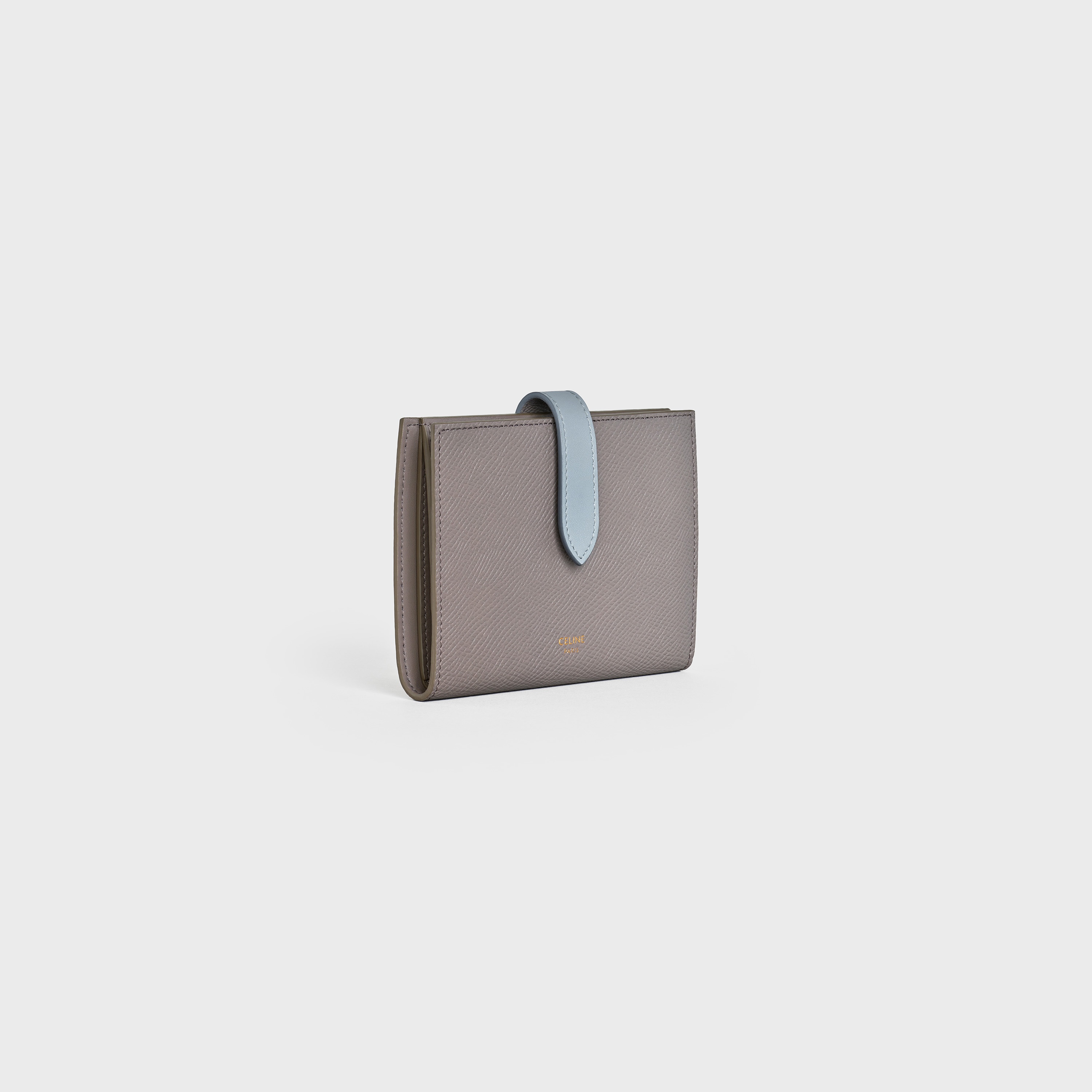 Medium strap wallet in Bicolour Grained Calfskin - 2