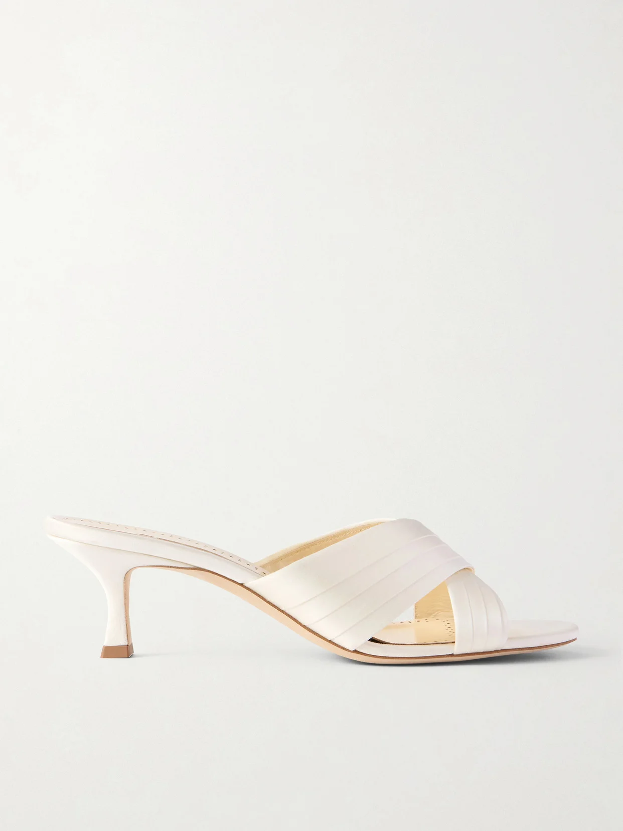 Viera 50 Satin Mules - 1