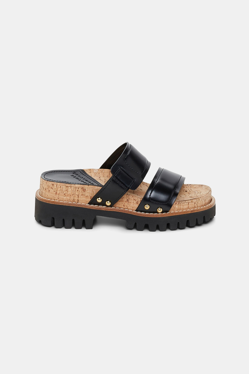 CORK CONTRAST sporty sandal 1