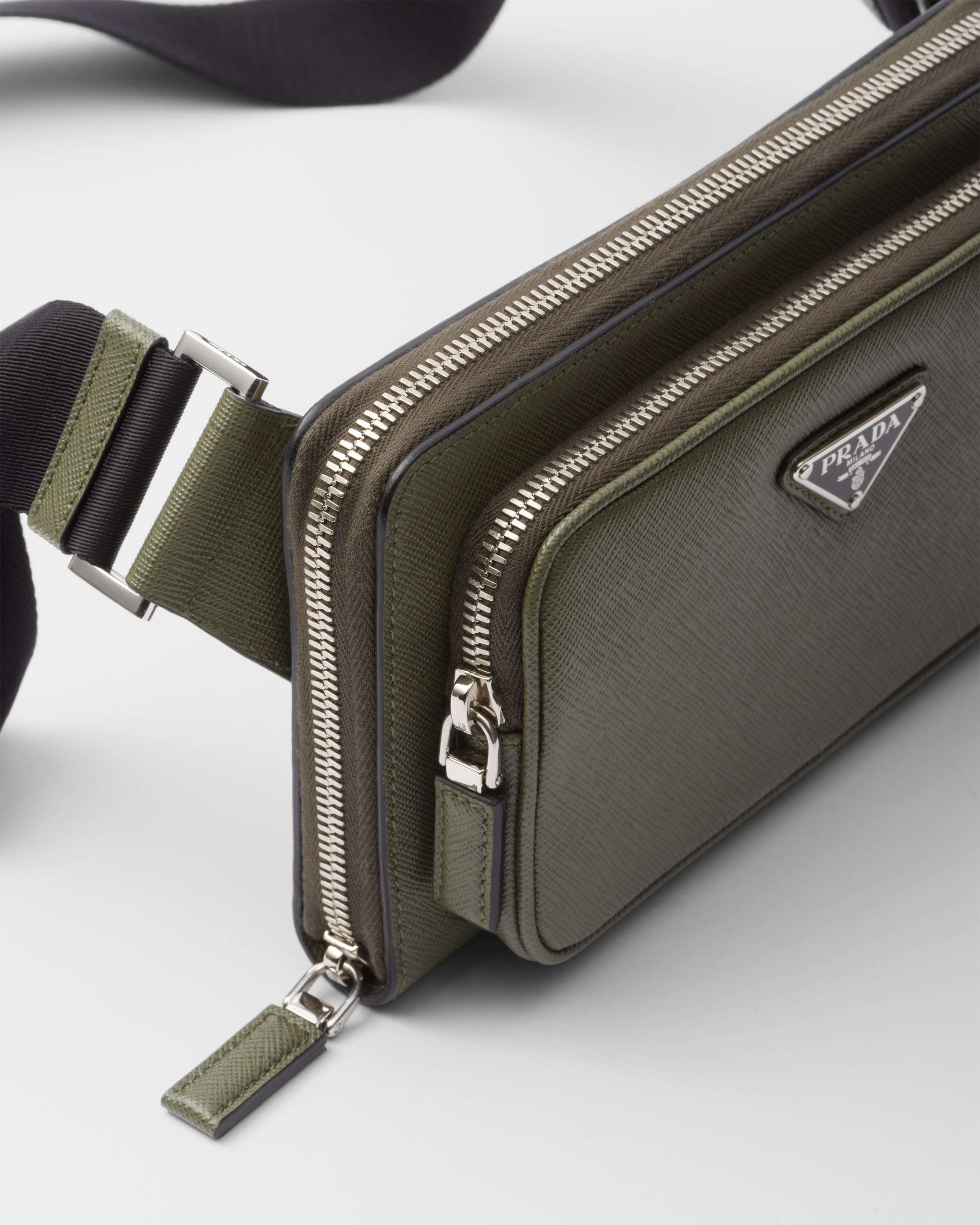 Saffiano leather belt bag - 6