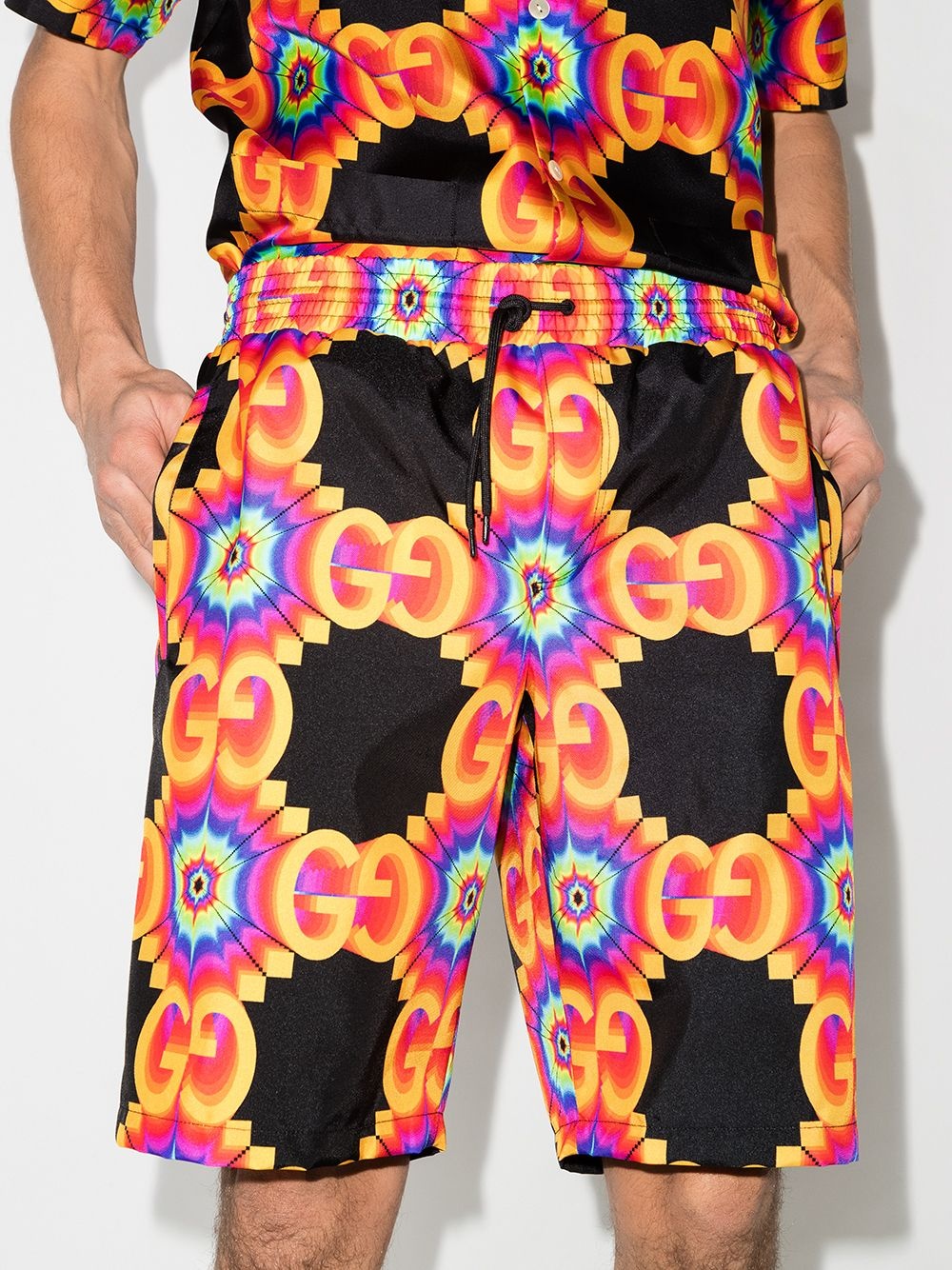 GG kaleidoscope knee-length shorts - 2