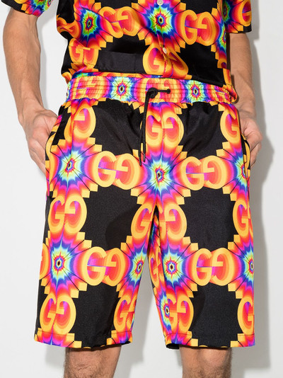 GUCCI GG kaleidoscope knee-length shorts outlook