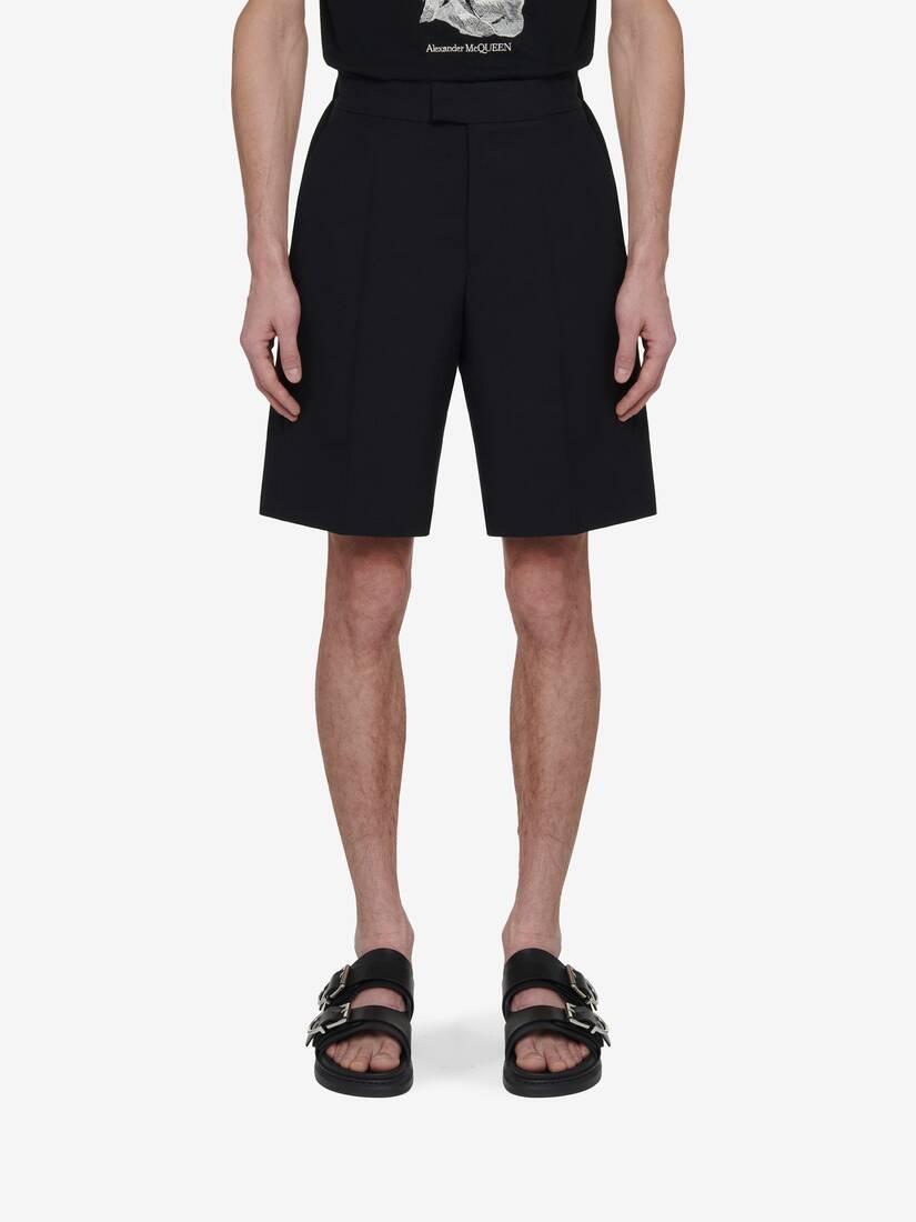 Men's Tailored Shorts in Black - 5