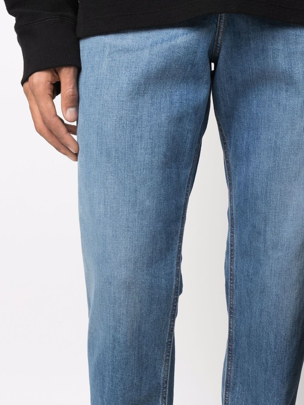 slim-cut denim jeans - 5