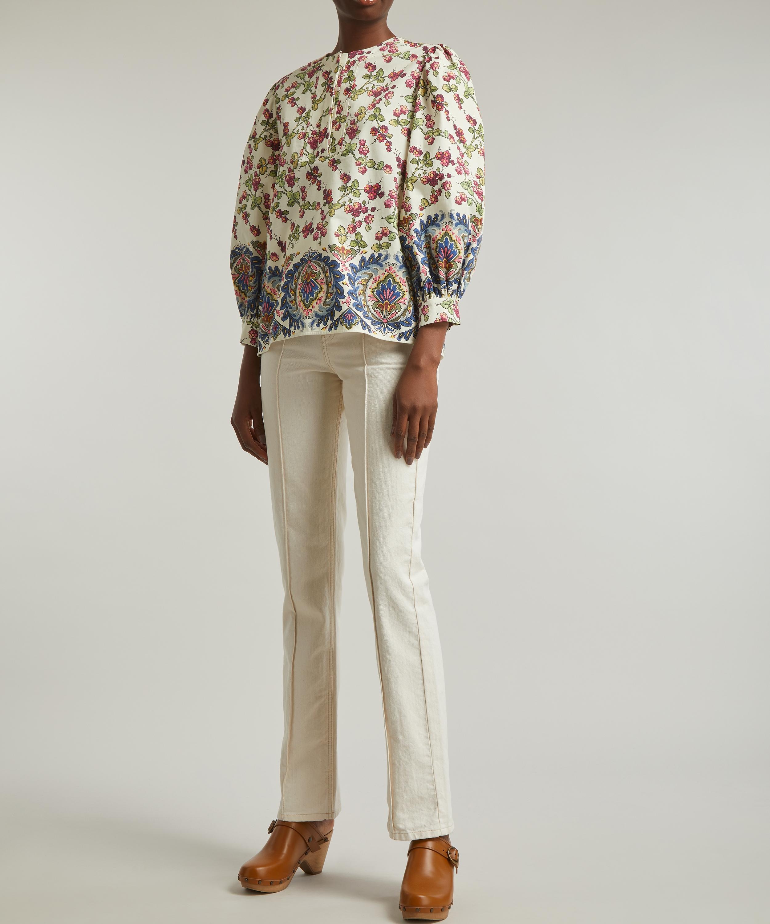 Berries-print long-sleeve top - 3