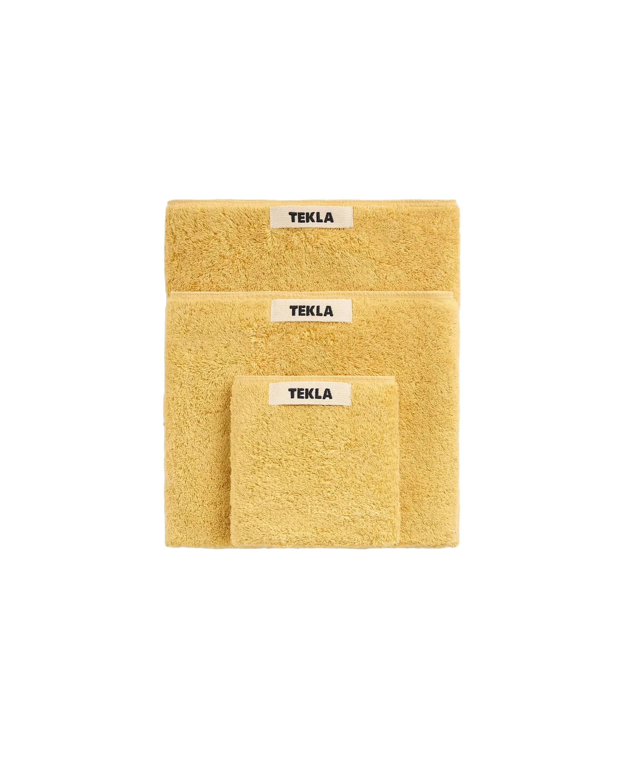 Tekla Terry Washcloth Ochre - 1