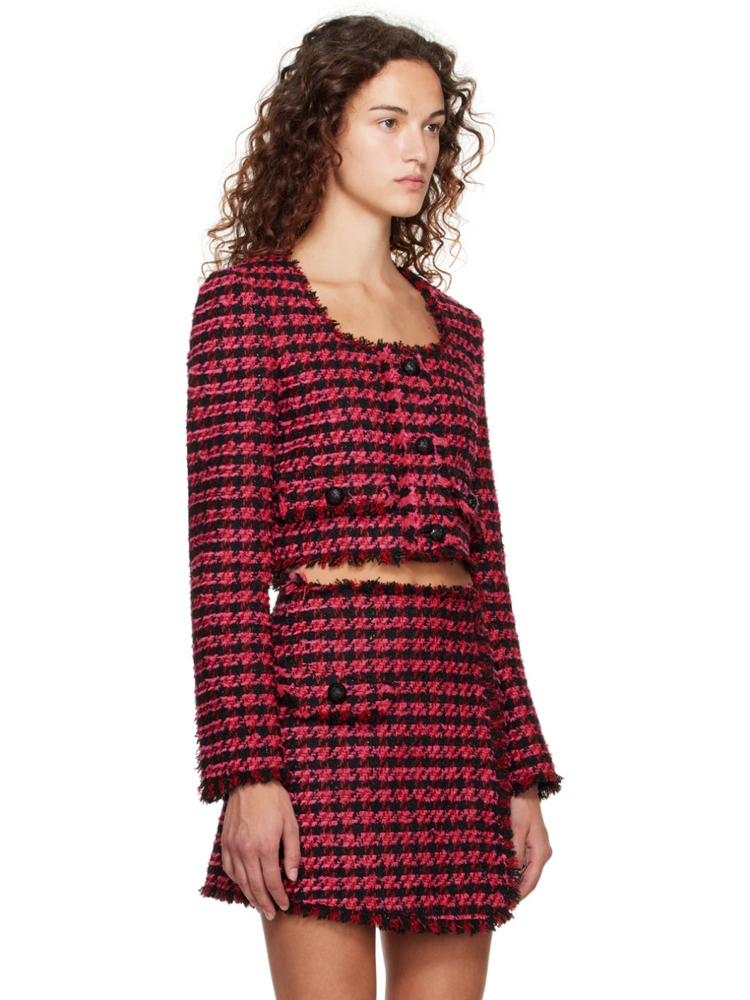 Pink Check Jacket - 2