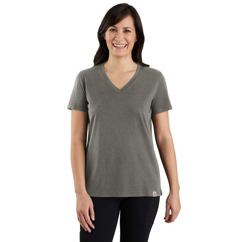 Women's TENCEL™ Fiber Series Relaxed Fit Short-Sleeve V-neck T-Shirt 1