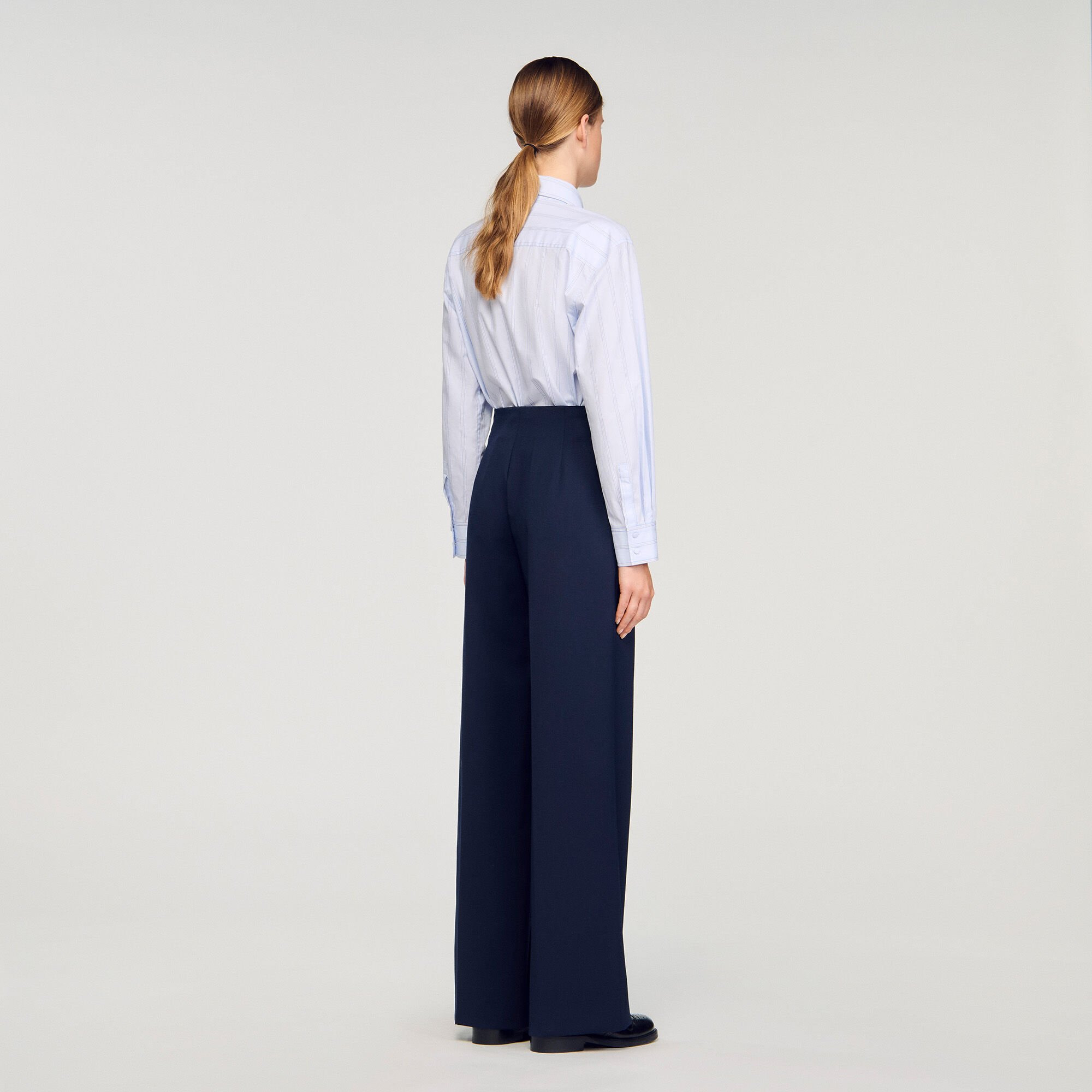 ASYMMETRIC STRAIGHT-LEG TROUSERS - 5