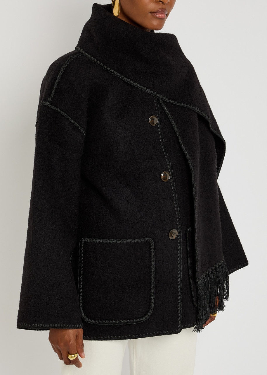 Toteme Scarf-effect Wool-blend Jacket - 2