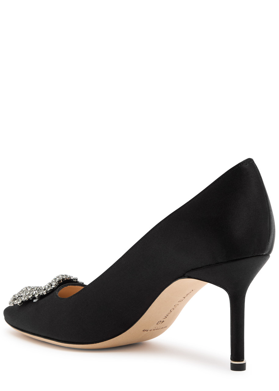 Hangisi 75 silk-satin pumps - 2