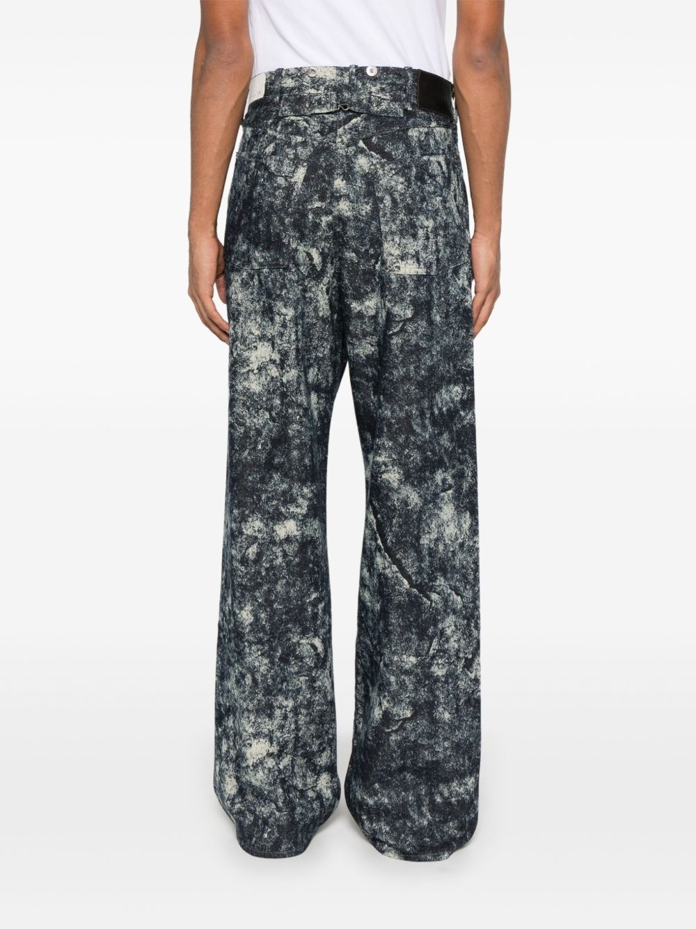 printed jeans - 4
