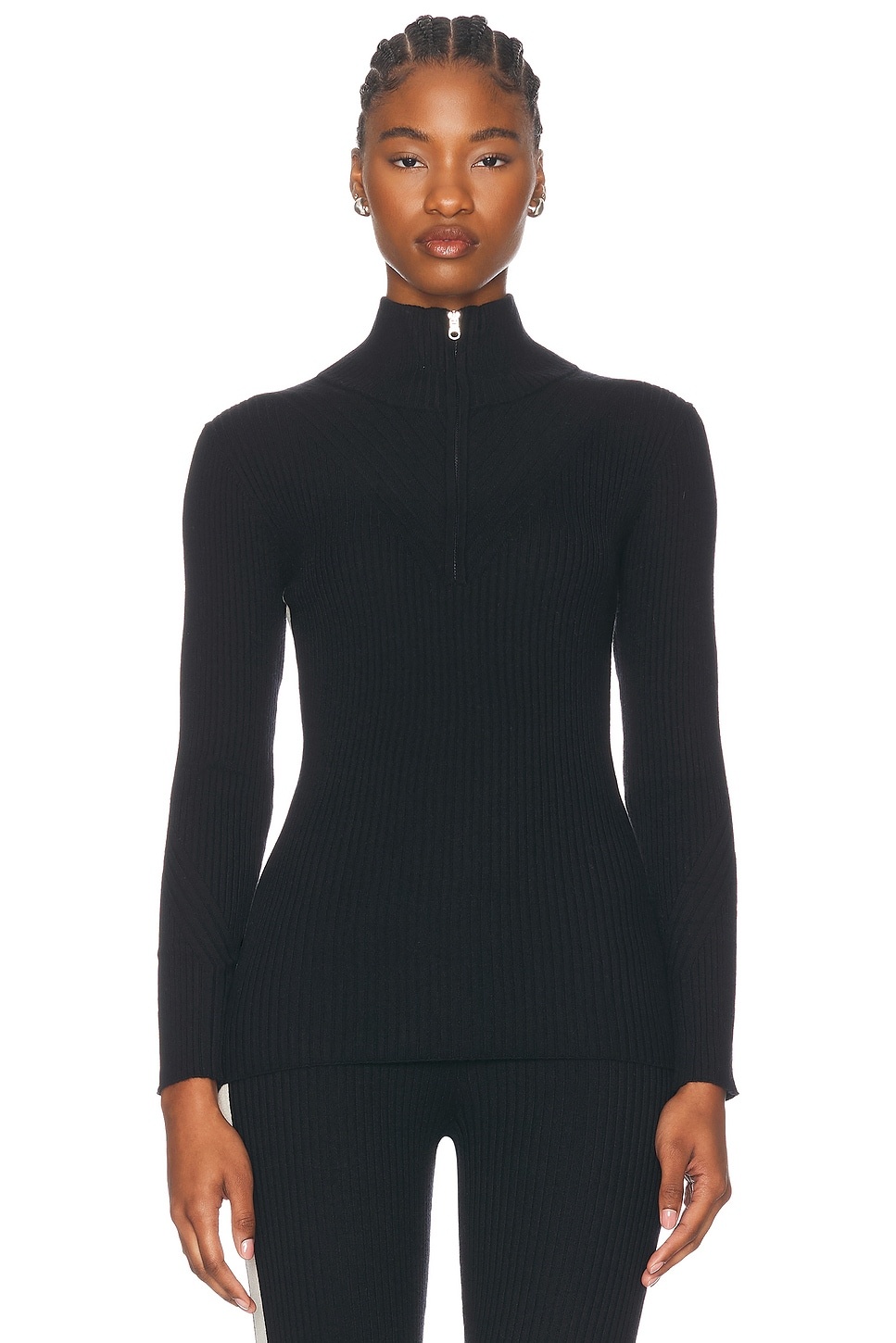 Demi Half Zip Knit Top - 2