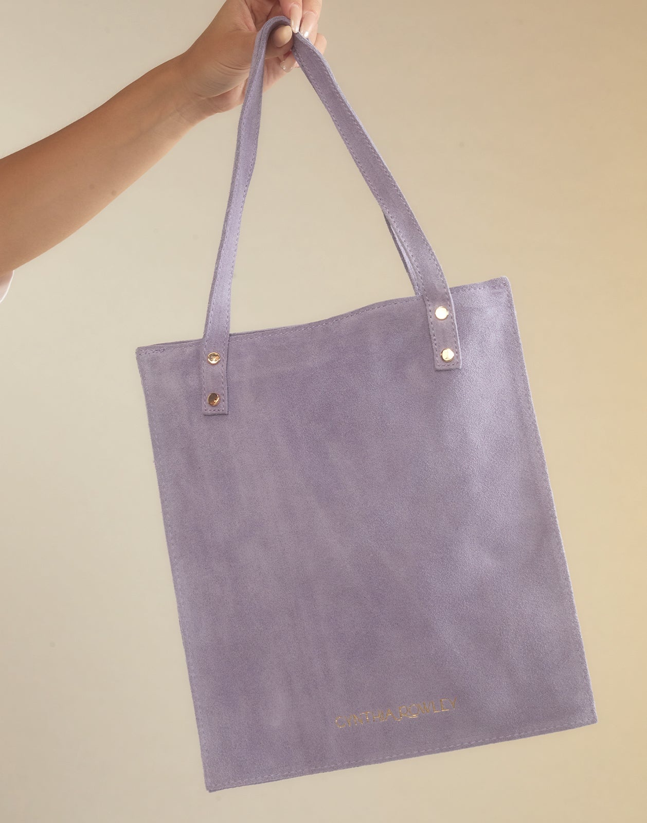Sleek Suede Tote - 4